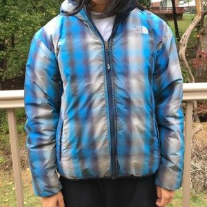 North Face Reversible Down Puffer Coat  14/16